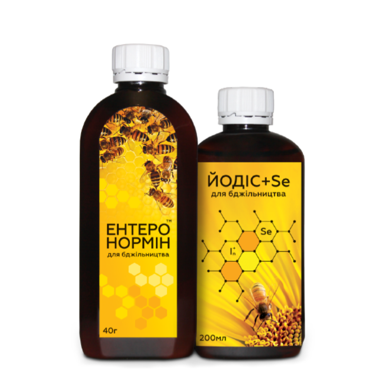 ЕНТЕРОНОРМІН™ з Йодіс+Se для бджільництва (40г+200мл)