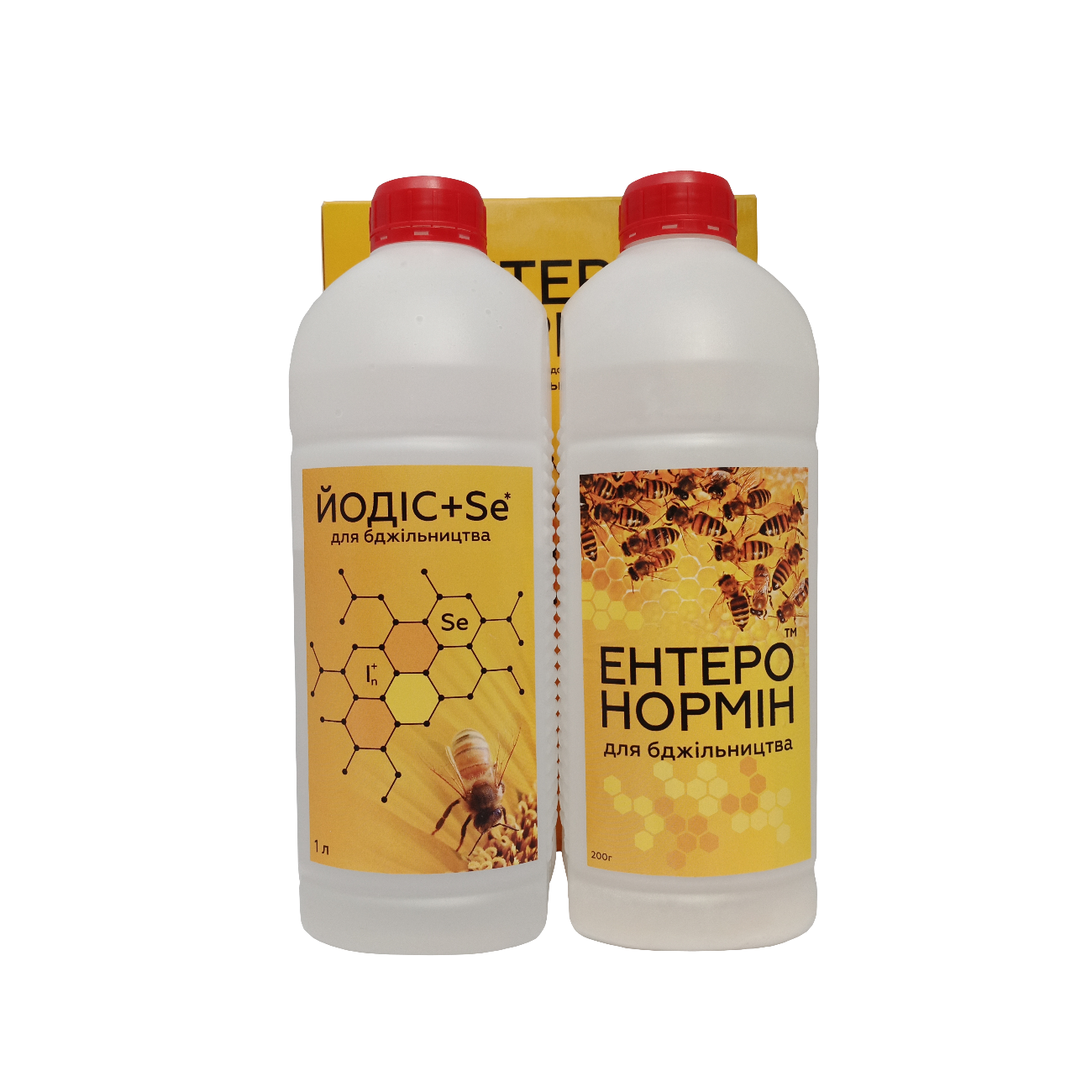 ЕНТЕРОНОРМІН™ з Йодіс+Se для бджільництва (200г+1000мл)