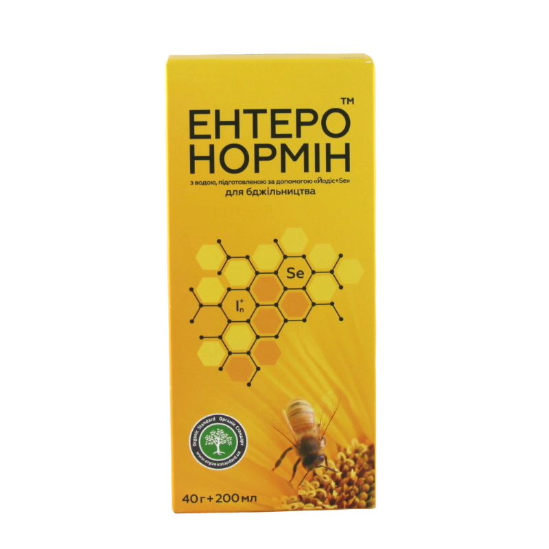 ЕНТЕРОНОРМІН™ з Йодіс+Se для бджільництва (40г+200мл)